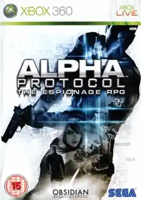 Alpha Protocol (USA) box cover front